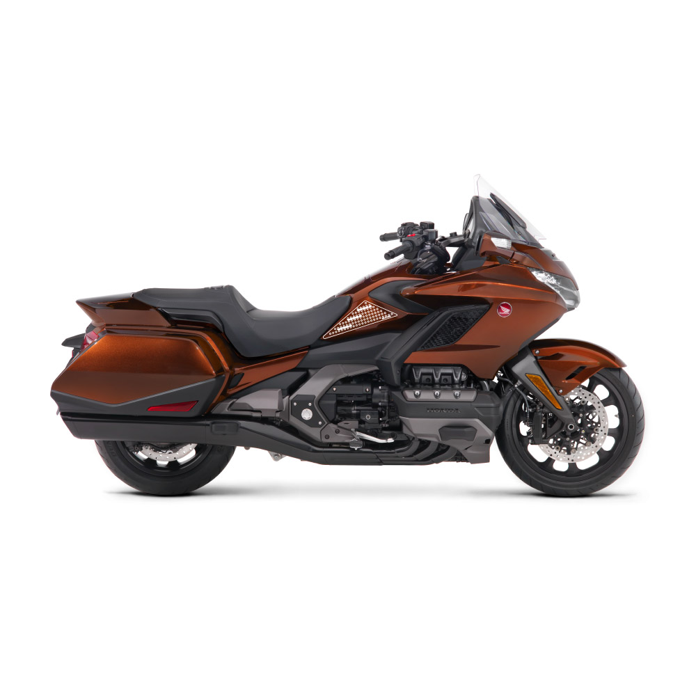 Stompgrip black, Volcano, for Honda GL 1800 Gold Wing, 2018-2025