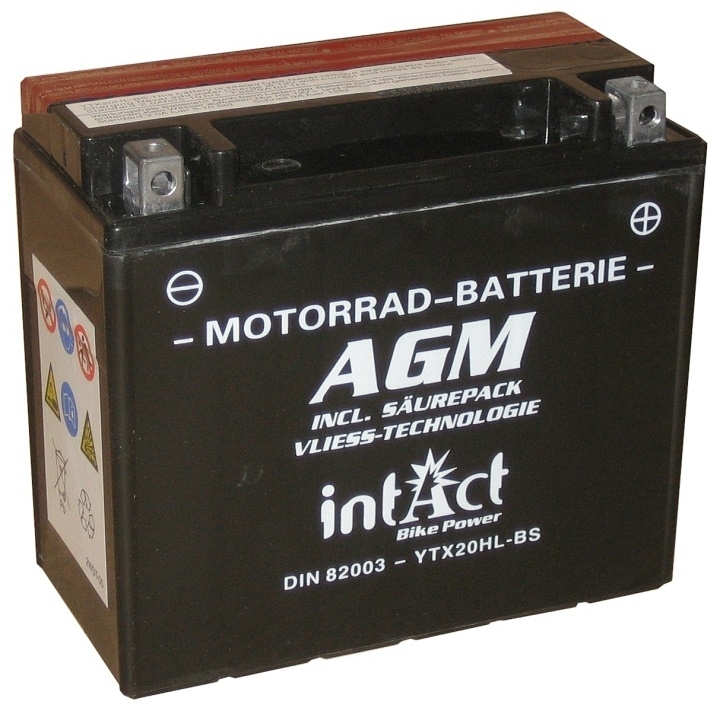 Intact AGM Battery YTX20HL-BS