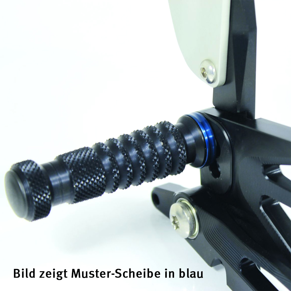 Gilles Tooling RGK Colour Washer Kit for footrest Systems (2 pieces), red