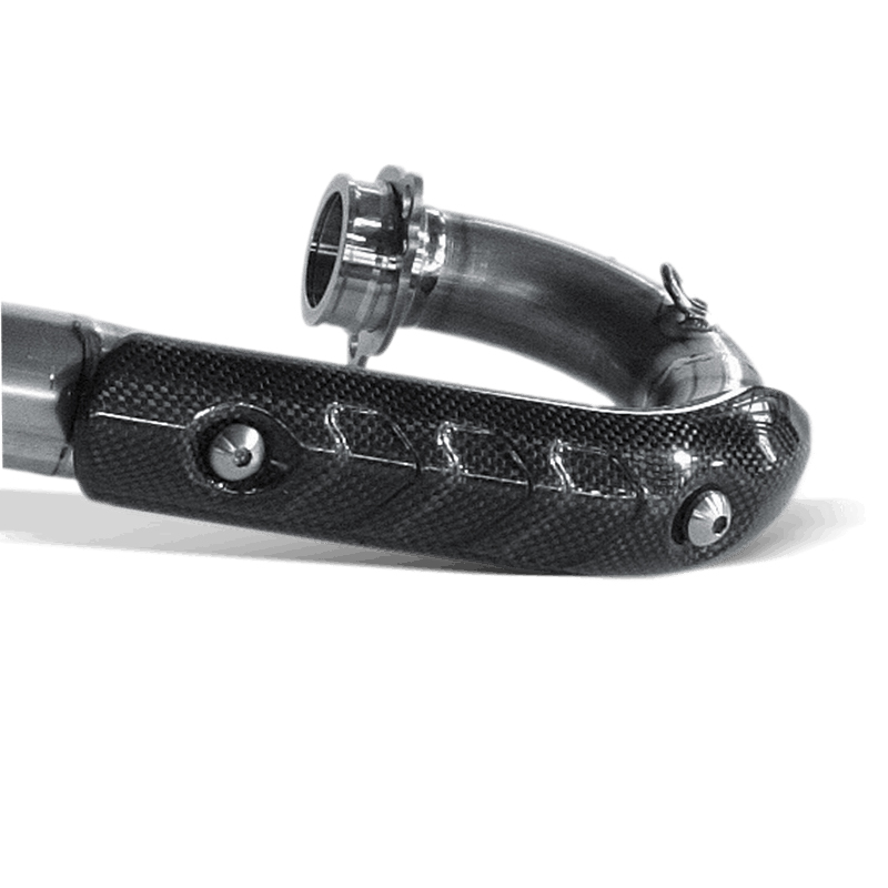 Akrapovic Heat shield (Carbon) exhaust system for Kawasaki KX 250 F year 2006-2007
