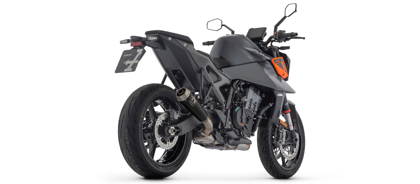 ARROW PRO-RACE DARK NiChrom Exhaust for KTM Duke 990 from model year 2024-