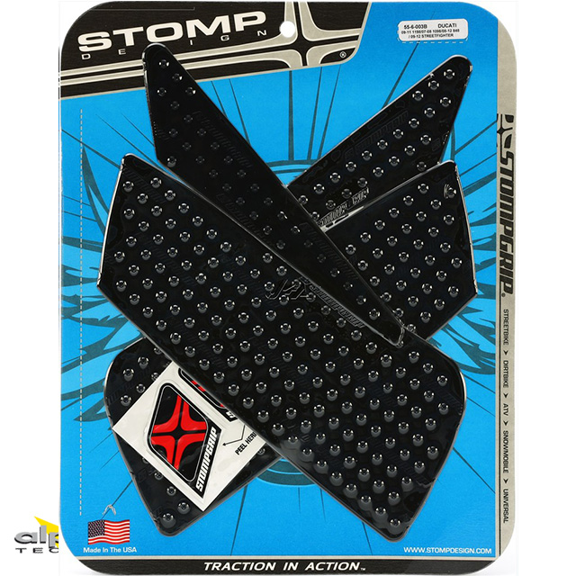 Stompgrip black, Volcano, for various Ducati models