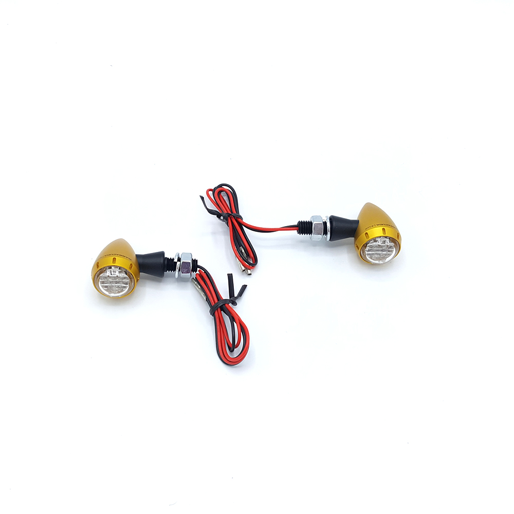 Barracuda flasher light, turn signal S-LED B-LUX gold