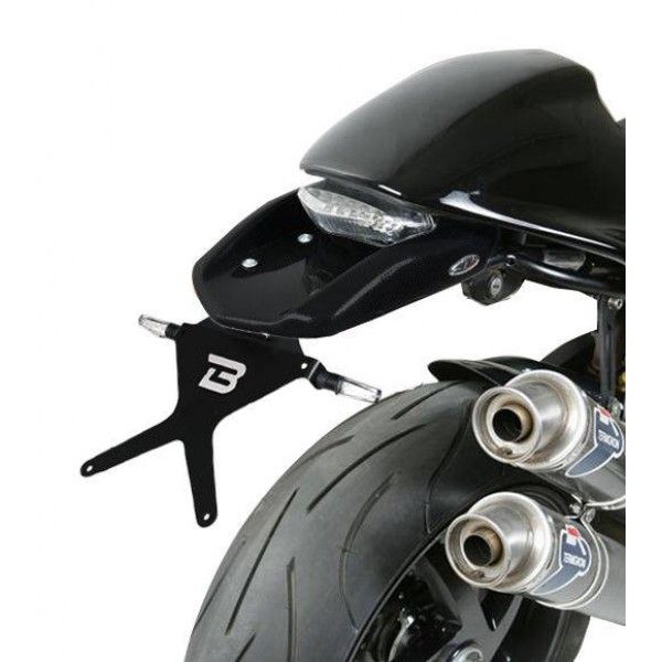 Barracuda spoiler, tank air scoop with LED tail light for Ducati Monster 600/ 800 S2R / 1000 S2R