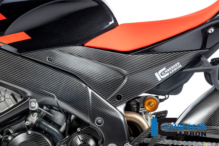 Ilmberger Carbon Matt Side Panel left side L/S for Aprilia RSV4 / Tuono V4 2021-