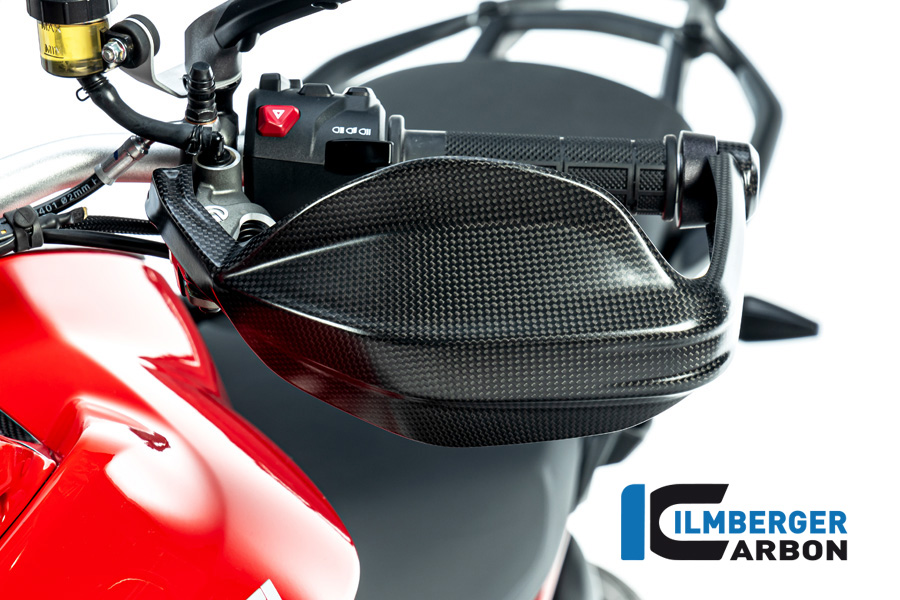 Ilmberger Carbon Handguard left side L/S, matt, Ducati Multistrada V4 2020-