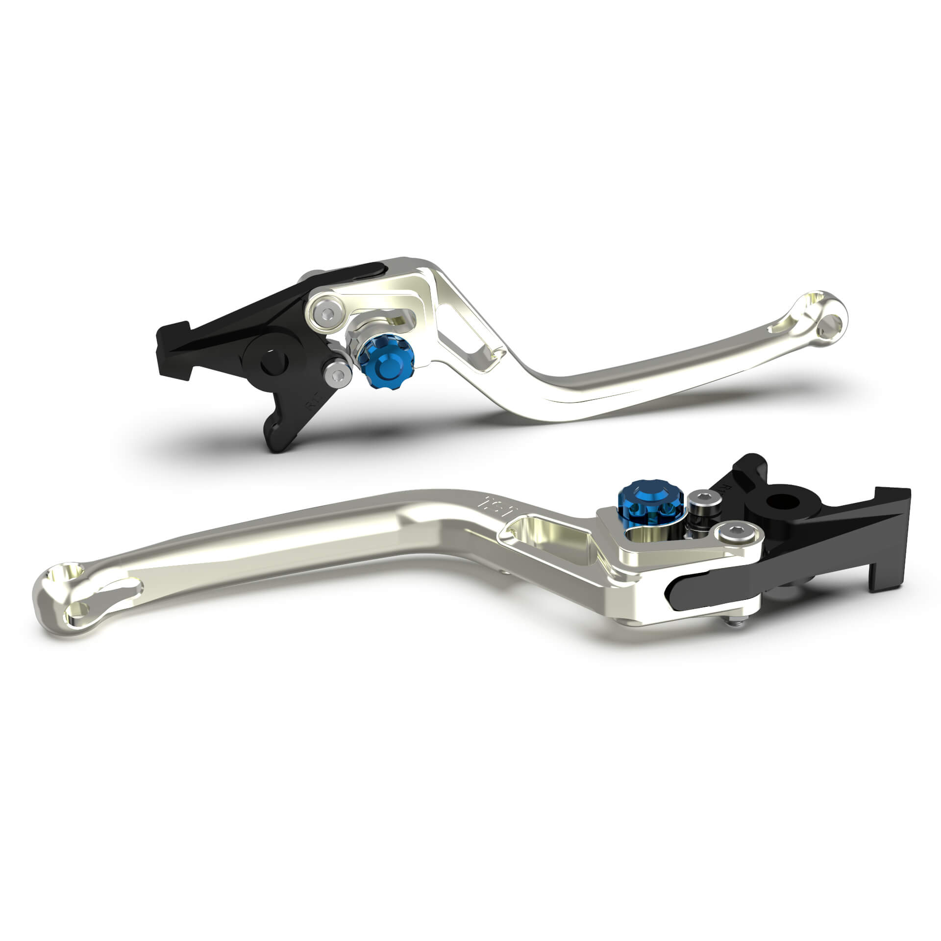LSL clutch lever BOW L19, silver/blue