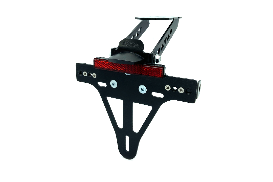 alpha Technik Number Plate Holder for Kawasaki Versys 650, Type LE650E / LE650H / LE650J, from model year 2015-