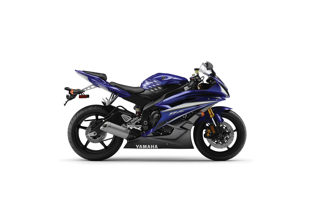 Stompgrip Traction Pads black for Yamaha, YZF-R6, 2006-2007