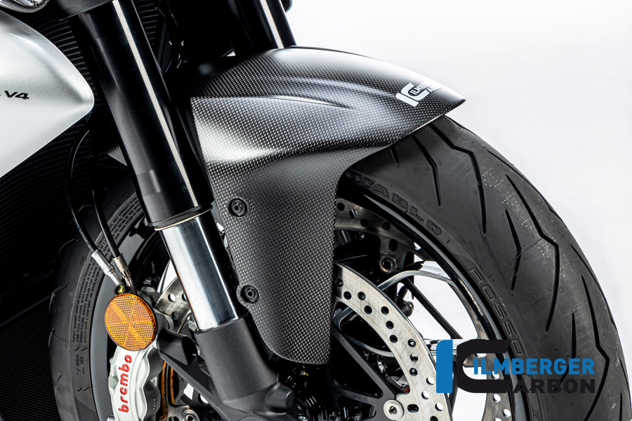 Ilmberger Carbon Fender fronte, matt, Ducati Diavel V4, 2023-