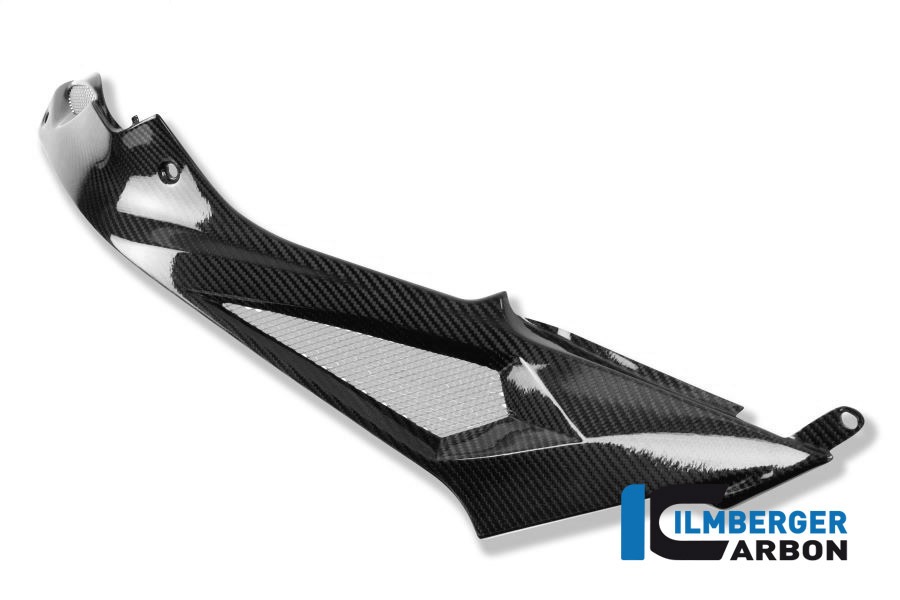 Seitendeckel links am Tank, Carbon