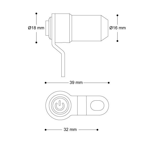 Barracuda switch for auxiliary headlights