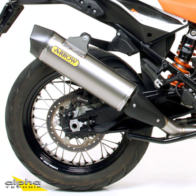ARROW MAXI RACE-TECH exhaust for KTM Adventure 1090/1190/1290 2013- in titanium