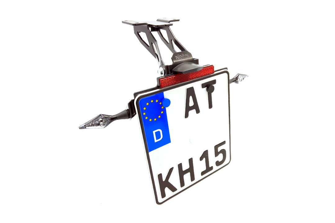 alpha Technik Number Plate Holder for Yamaha R7 from Model Year 2022-, Type RM39 / RM40