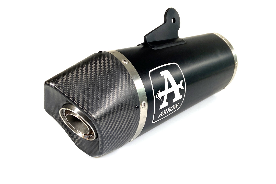 ARROW MAXI RACE TECH Exhaust for BMW R1250R / R1250RS 2019-2020, Black Aluminium