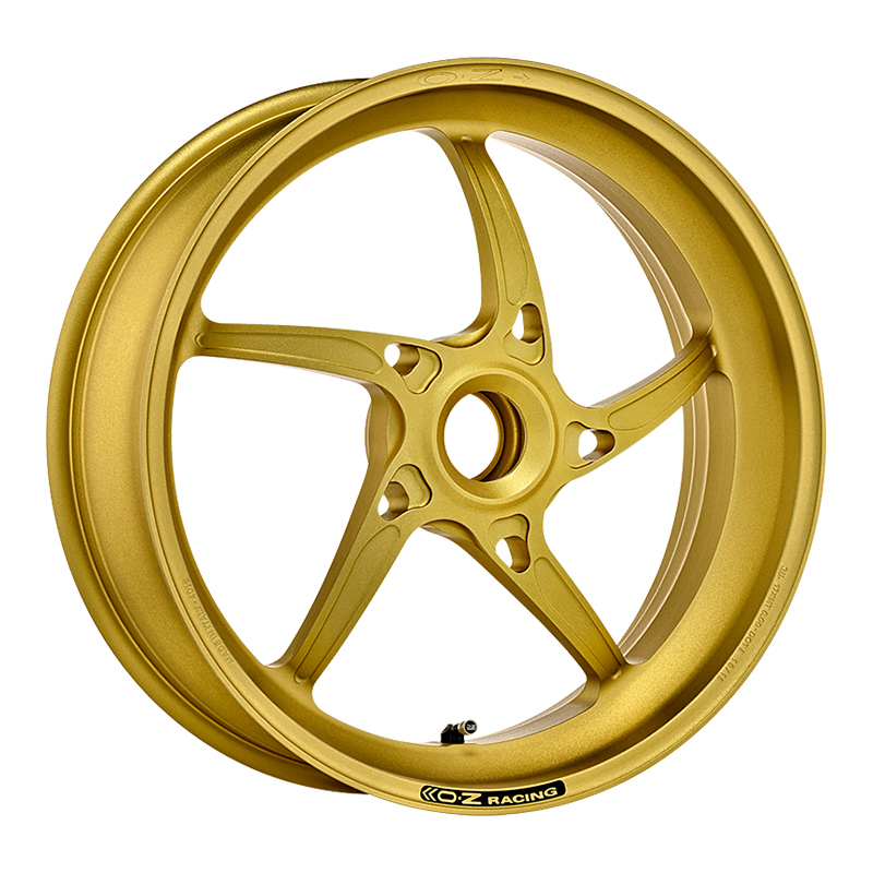 OZ Piega Aluminium Wheel Set in Matte Gold for Kawasaki Ninja ZX-25R Ninja, 2021