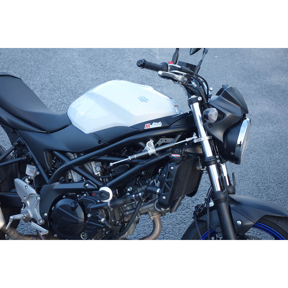 LSL Steering Damper Kit with Parts Certificate for Suzuki SV650, 2016 onwards, Titanium