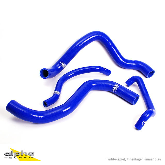 SAMCO SPORT Blue Silicone Hose Kit for Suzuki GSXR750 Model Year 2004