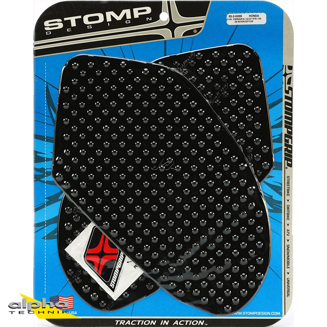 Stompgrip black, Volcano, for Honda CBR600F, 2000- and VFR800, 2002-2013