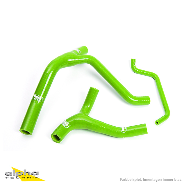 SAMCO SPORT Silicone Hose Kit green for Kawasaki KX450F KLX450R Model Year 2006-2015