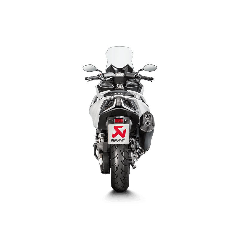 Akrapovic Slip-On Line (SS) Exhaust for Kymco AK 550 Model Year 2017-2020