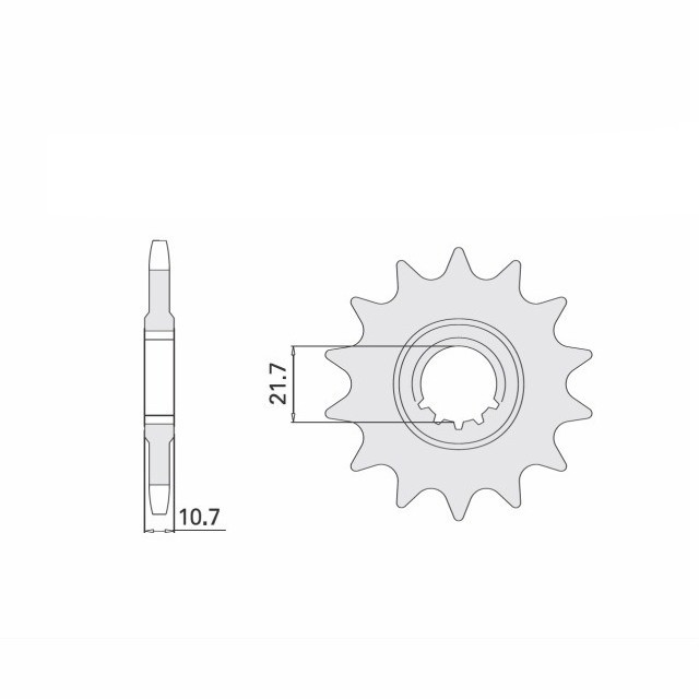 Sprocket, 15 teeth, Pitch 530