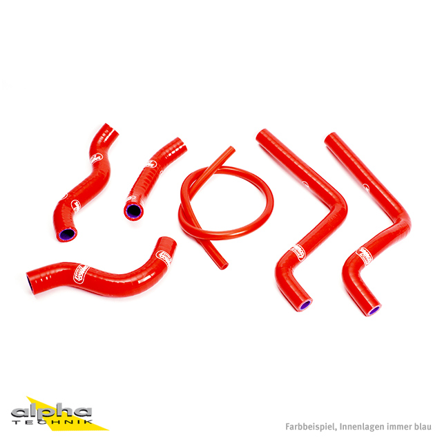 SAMCO SPORT Silicone Hose Kit red for Honda CR125R Model Year 2001-2002
