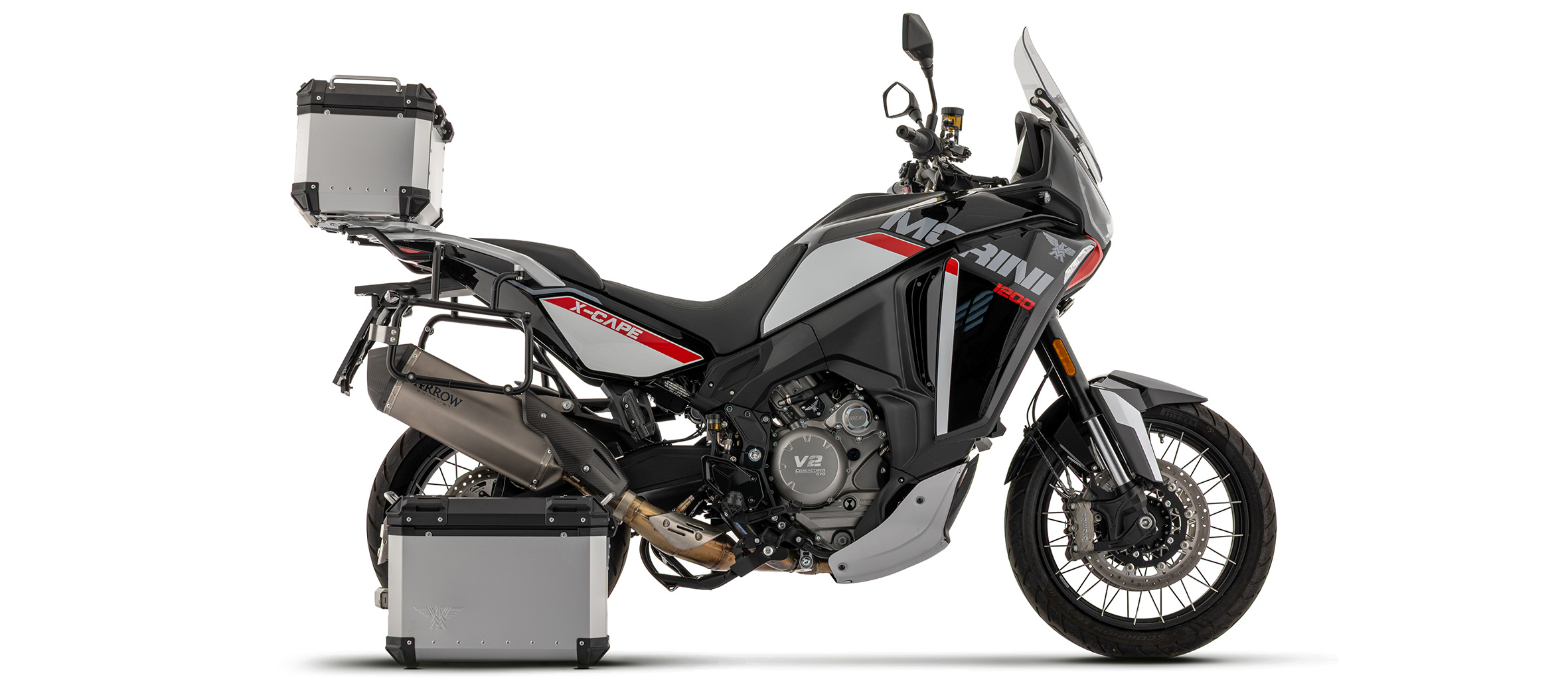 ARROW DARK SONORA Racing Exhaust for Moto Morini X-Cape 1200 2026-