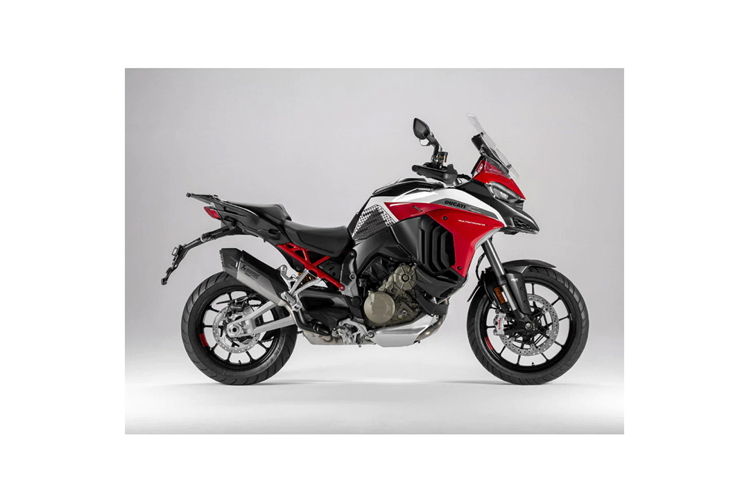 Stompgrip Traction Pad clear, Volcano, Streetbike Traction Kit - Tank Sides, for Ducati Multistrada V4/S/Sport 2022
