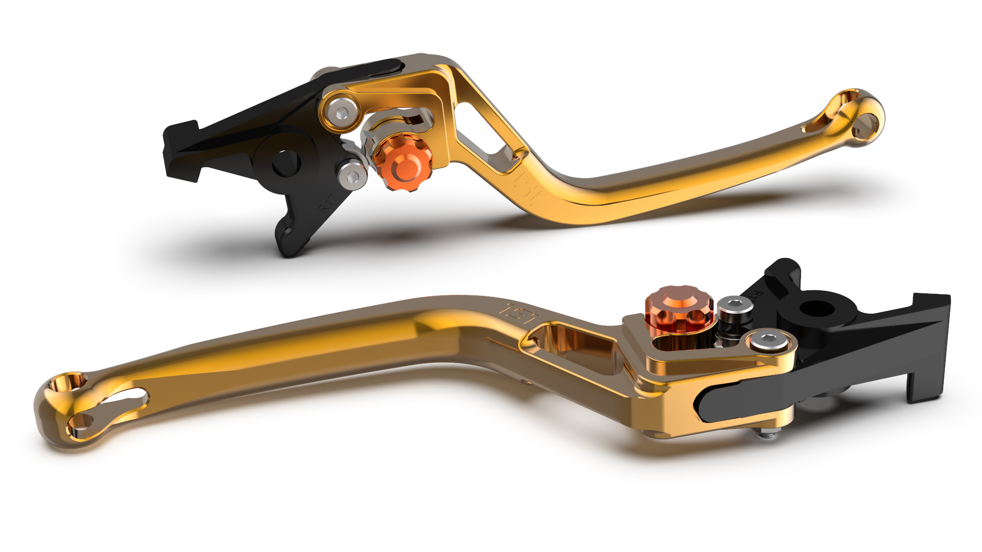 LSL BOW R82 Brake Lever, gold/orange