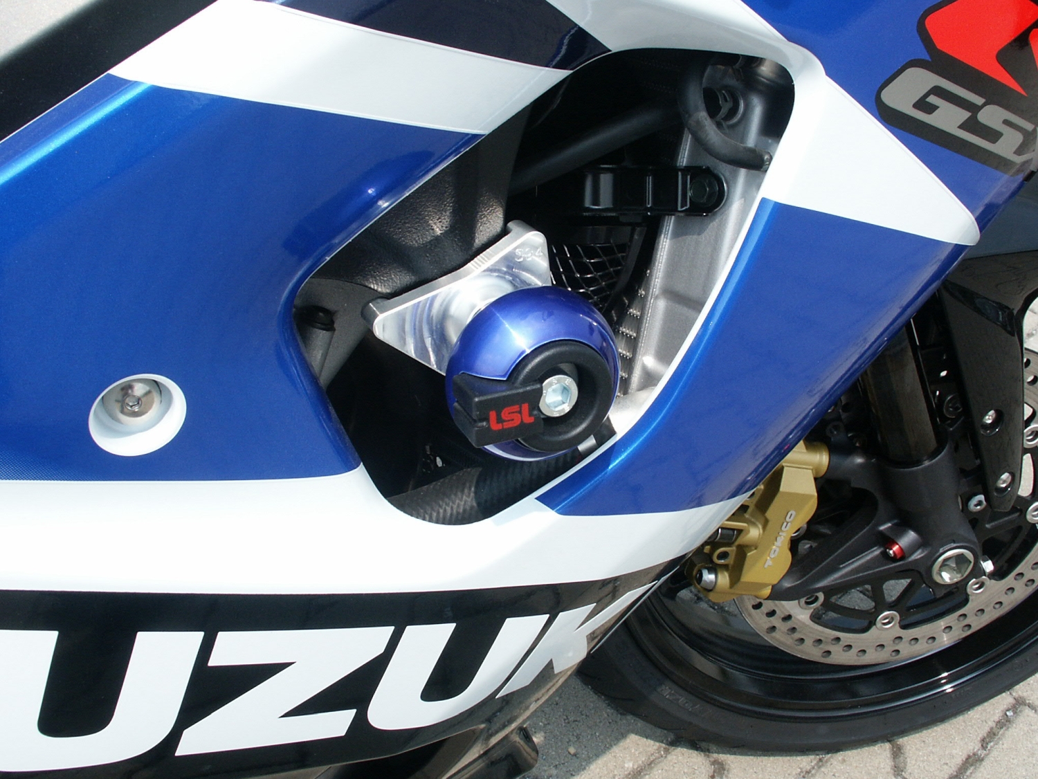 LSL Crash Pad Mounting Kit for Suzuki GSX-R1000, 2003-2004, GSX-R600/ GSX-R750, 2004-2005