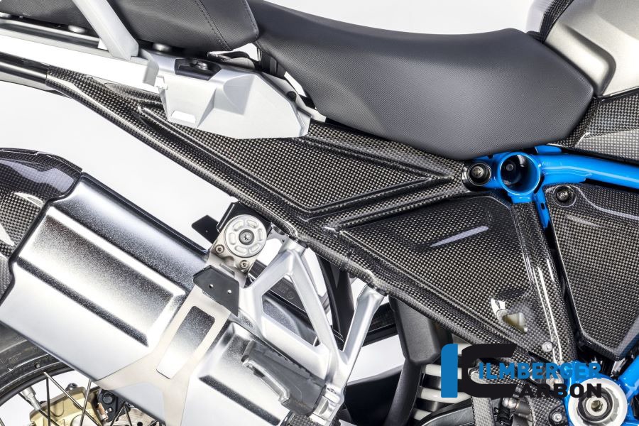 Heckrahmencover rechts , Carbon