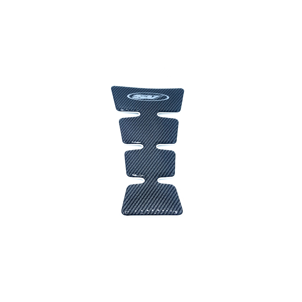 fuel tankpad, Carbon/silver, large, for Suzuki SV