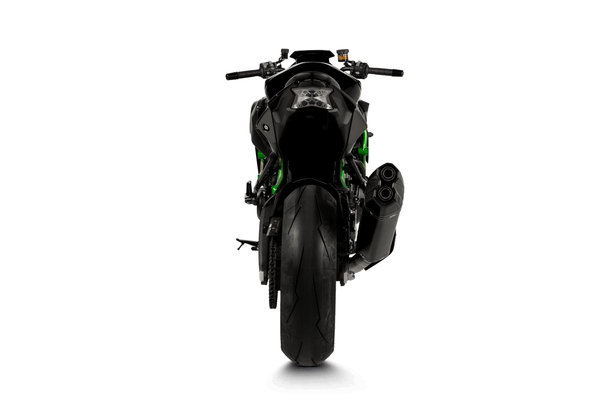 Akrapovic Slip-On Line (Titanium) Exhaust for Kawasaki Z H2, 2020-2025