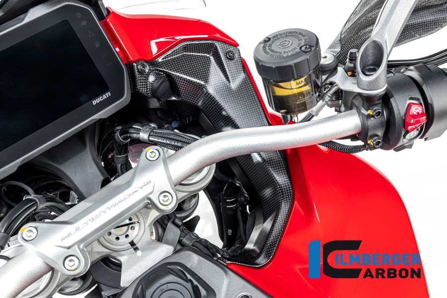 Ilmberger Carbon Cover right side R/S next to the cockpit, matte, Ducati Multistrada V4 2020-
