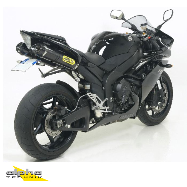 ARROW THUNDER Exhaust for YZF-R1 2007-2008, Carbon