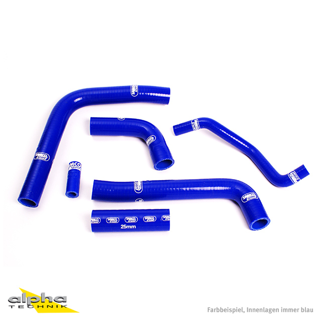 SAMCO SPORT Silicone Hose Kit blue for Yamaha YZF600R6 model year 1999-2002