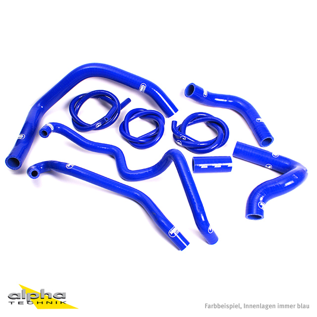 SAMCO SPORT Silicone Hose Kit Blue for Kawasaki ZX10R Model Year 2004-2005