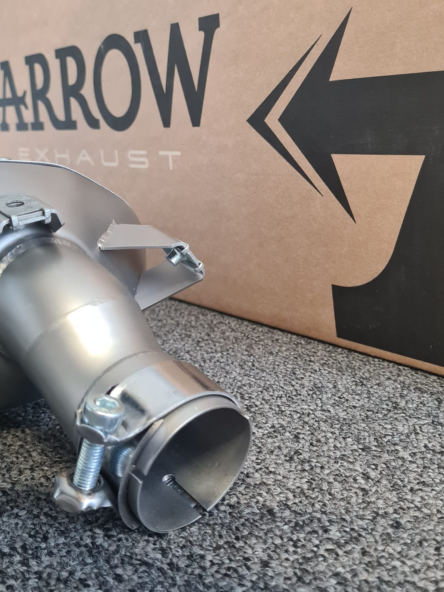 ARROW DARK SONORA Exhaust for Honda CRF1100L Africa Twin 2020-2022, Dark Titanium and Carbon End Cap