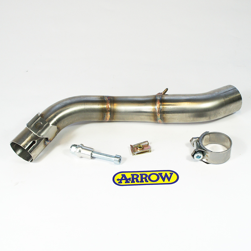 ARROW Mid-pipe Honda CRF250 Rally Stainless Steel, from model year 2017-