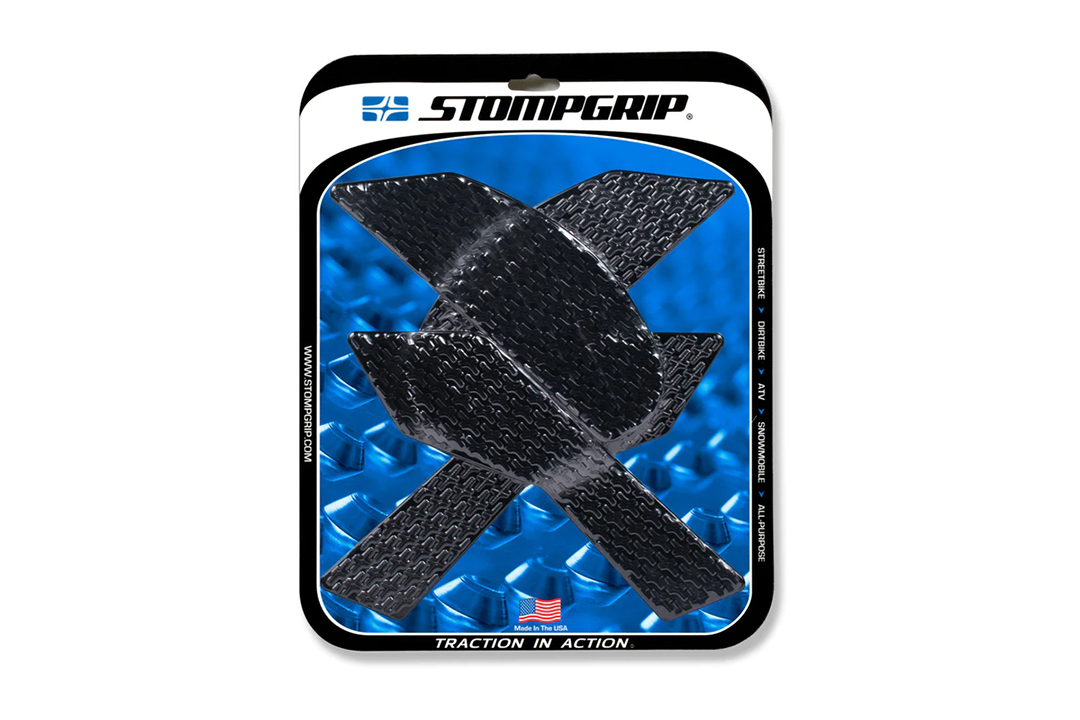 Stompgrip black, Icon, for Kawasaki Z900, 2017-2024