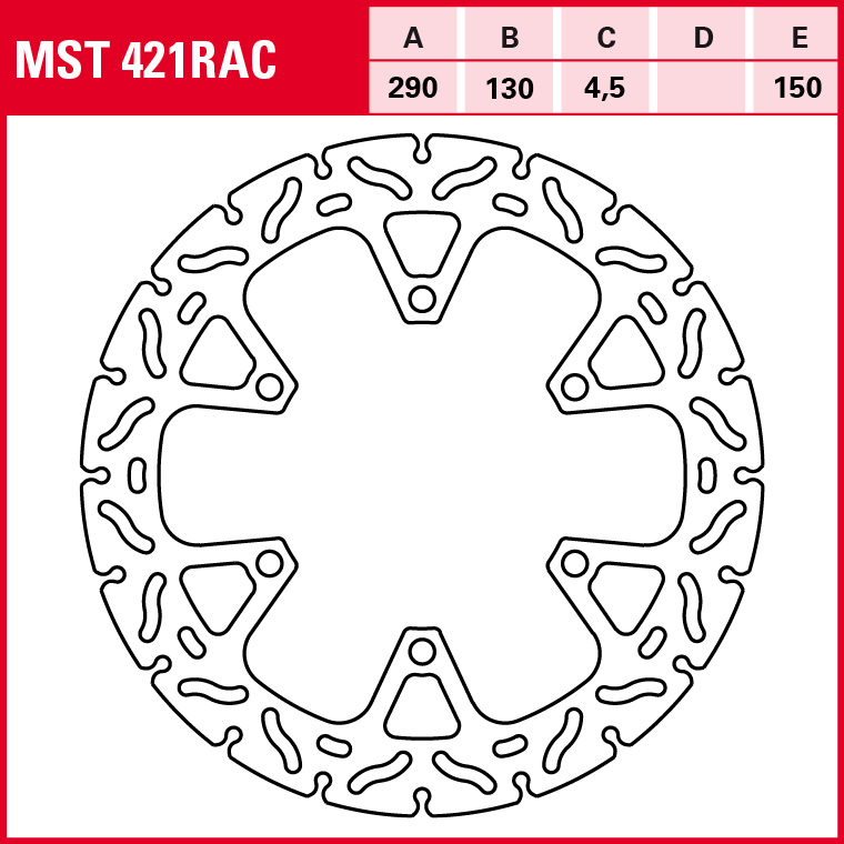 TRW brake disc Sport Fixed MST421RAC