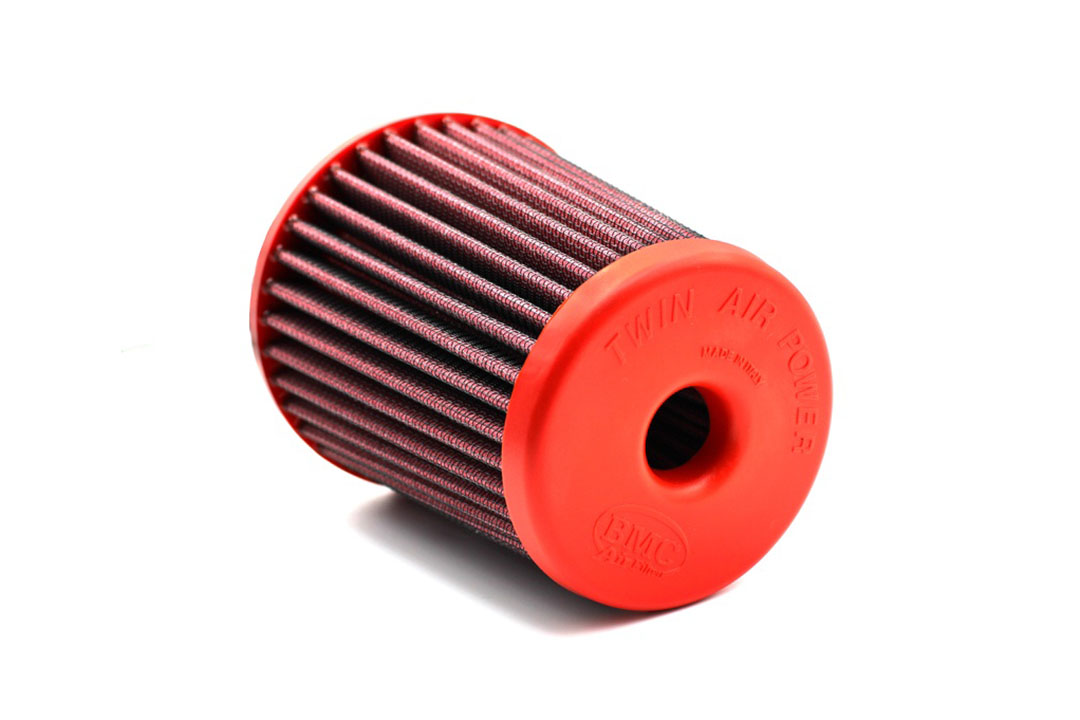 BMC Universal Conical Sport Air Filter, 76 mm Diameter, 151 mm Length, Central, Plastic Cap