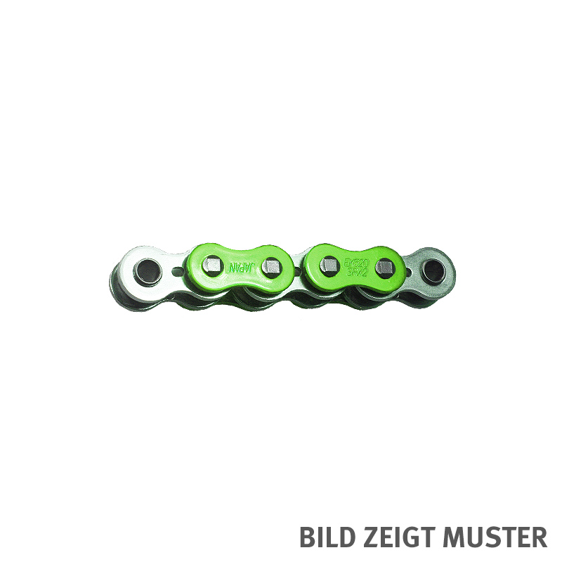 chain ENUMA MVXZ-2 520, ideal OEM replacement chain - 600 links - metallic green colour