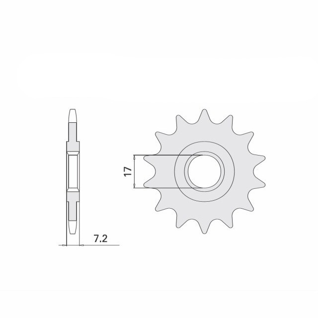 Sprocket, 11 teeth, 420 pitch