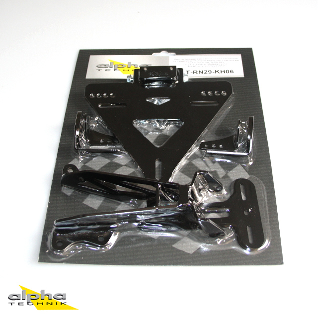 alpha Technik number plate holder for Yamaha MT09/ABS; Type RN29; Model year 2013-2016