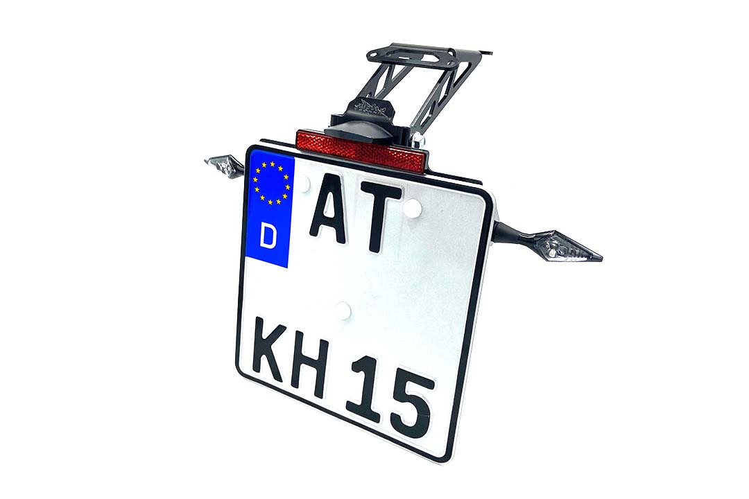 alpha Technik Licence Plate Holder for KTM 790 Duke, Model Year 2018 - 2020, and 890 Duke, Model Year 2021-, Type KTM 790 Duke