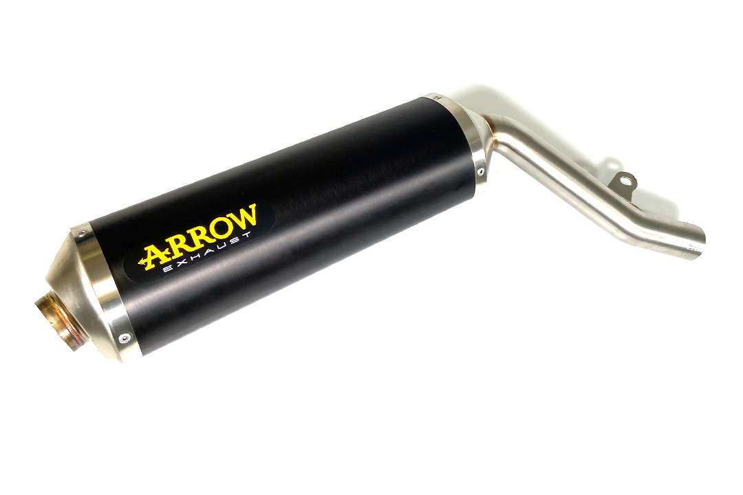 ARROW RACE TECH Exhaust for Honda XL650V Transalp 2000-07, black aluminium