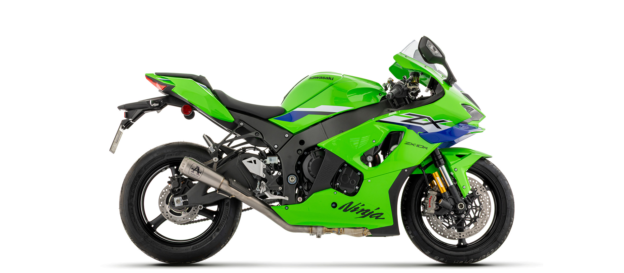 ARROW PRO-RACE COMPETITION HALF SYSTEM Exhaust for Kawasaki Ninja ZX-10R, ZX-10RR, 2026-, Titanium