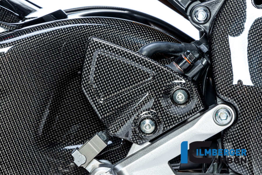 Ilmberger Carbon Heel Guard, glossy, right side R/S for Honda CBR1000RR-R/SP 2020-